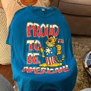 Blue Proud to Be American made in a USA Vintage 1980s T-Shirt